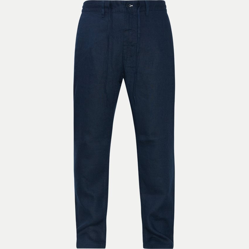 Gant Trousers RELAXED LINEN DS PANTS 1505272 MARINE