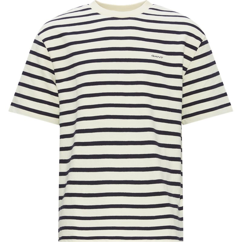 Gant - Striped Textured SS T-Shirt