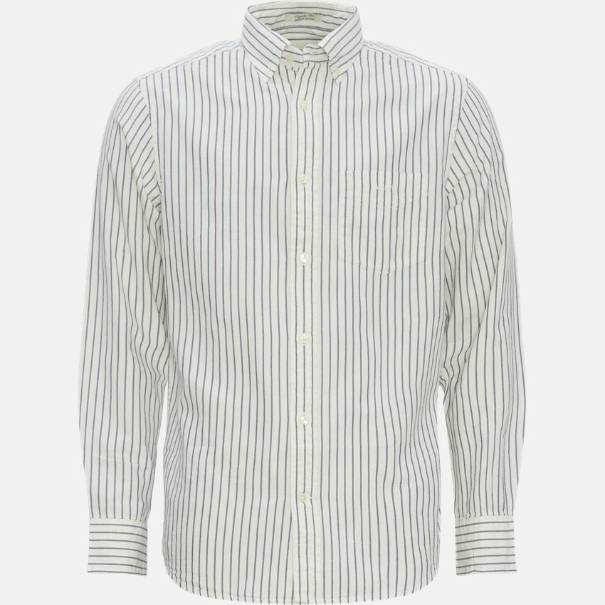Gant Shirts REG ARCHIVE OXFORD STRIPE SHIRT 3240013 EGGSHELL