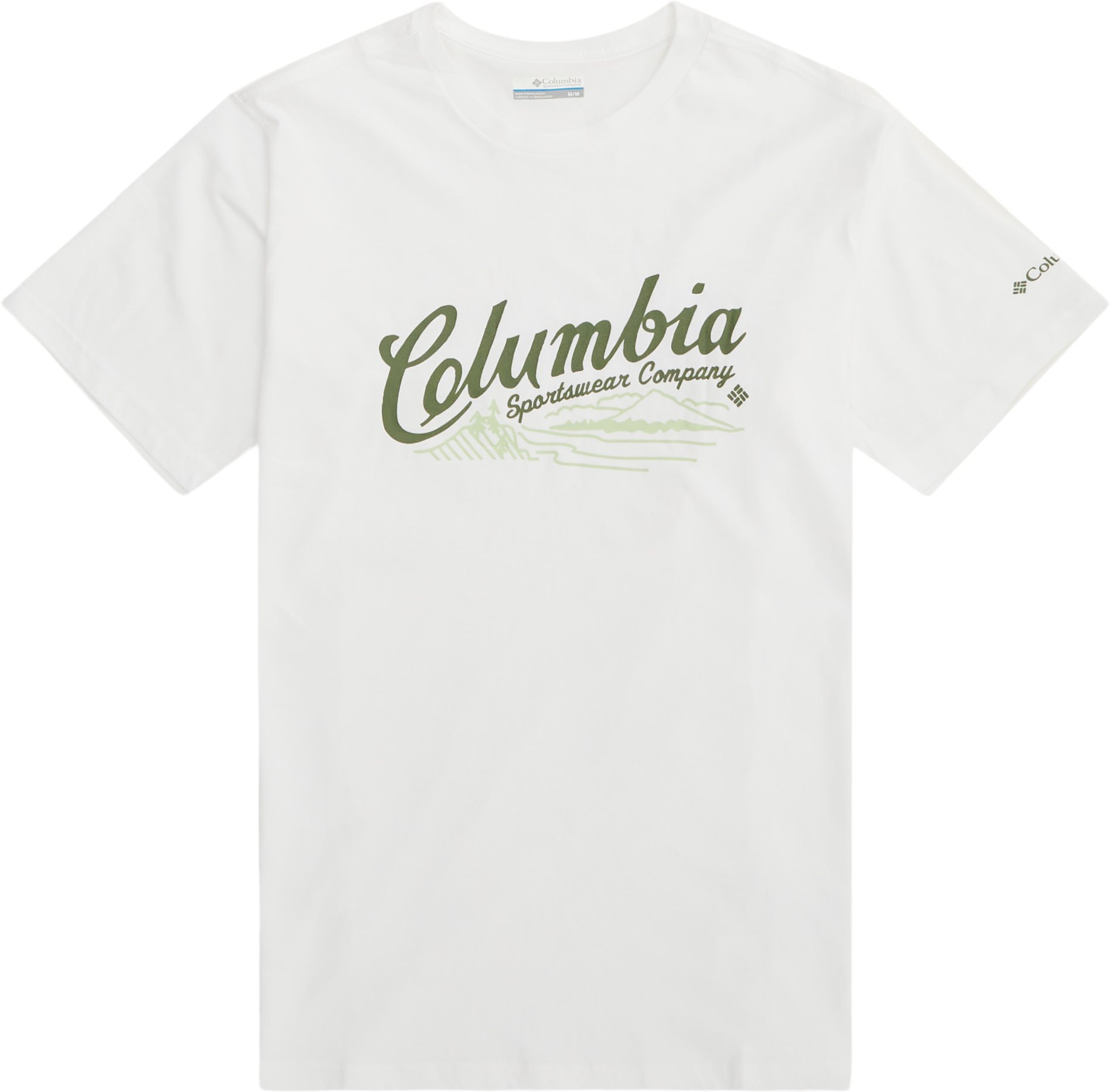 Columbia T-shirts ROCKAWAY RIVER GRAPHIC SS TEE 2022181 Vit