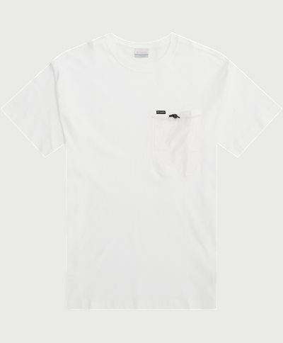 Columbia T-shirts LANDROAMER POCKET T-SHIRT 2076021 White