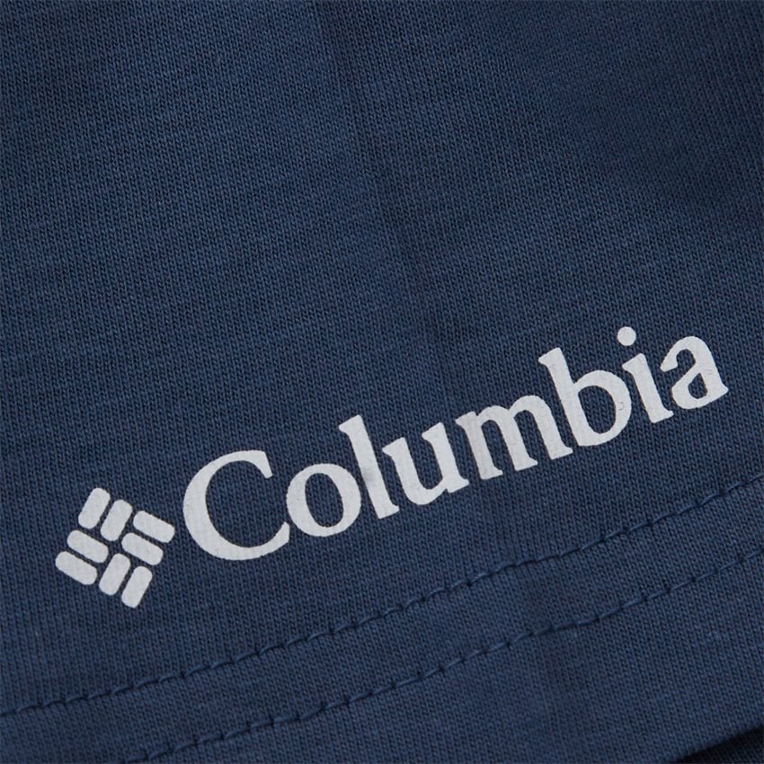 Columbia T-shirts PATH LAKE COLORFUL VISTA CRAPHIC TEE 1934814 NAVY