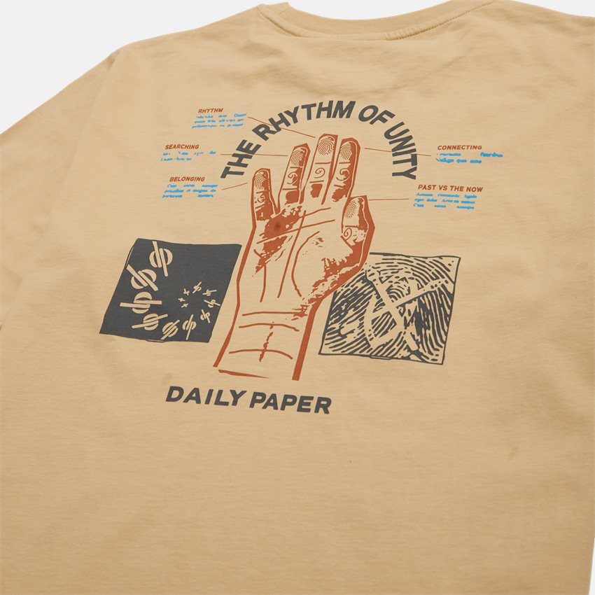 Daily Paper T-shirts IDENTITY SS T-SHIRT 2411064 BEIGE