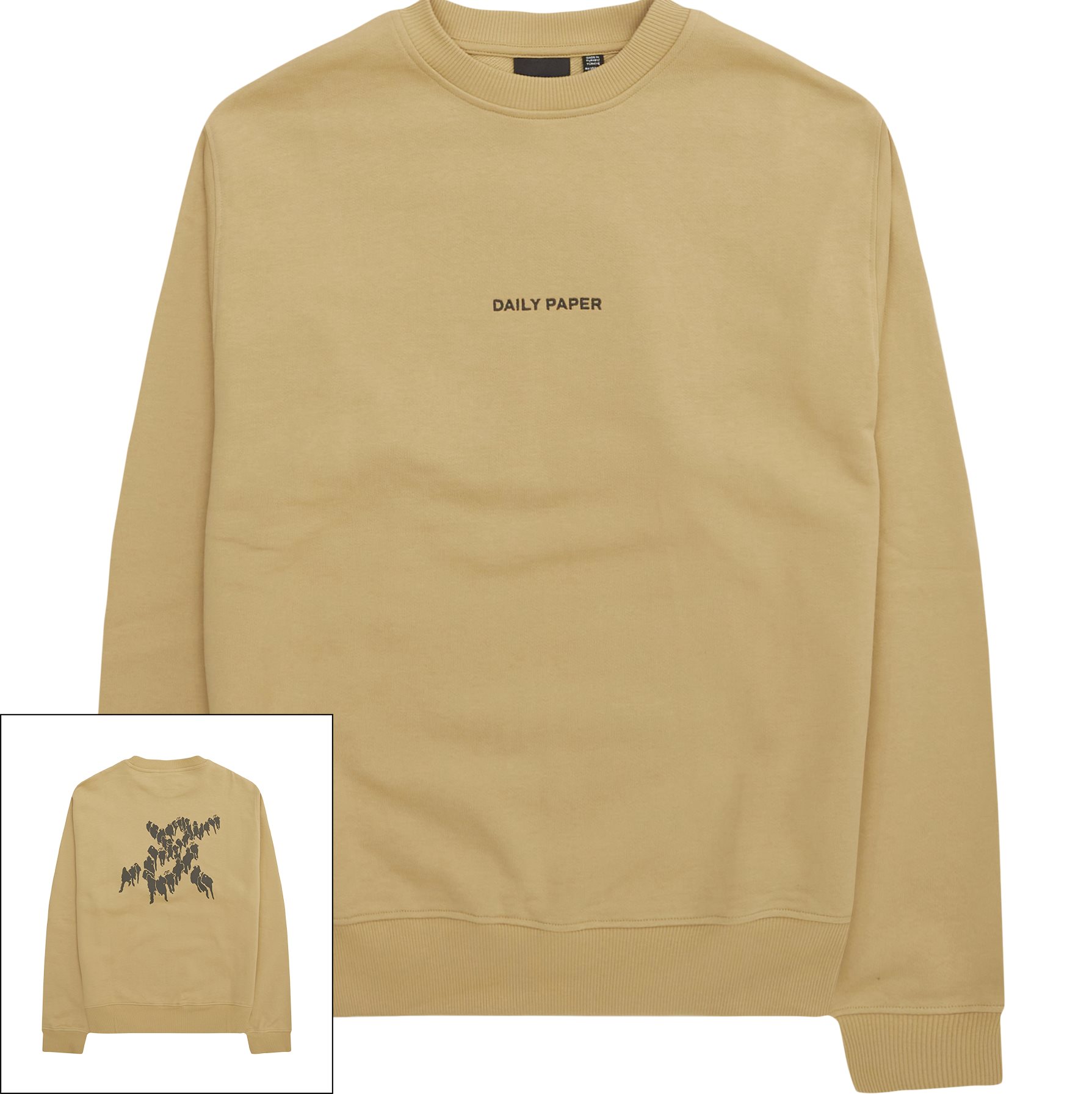 Daily Paper Sweatshirts SHIELD CROWD RELAXED SWEATER 2411066 Sand