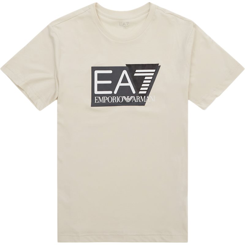 Se Ea7 Ea7 T-shirt Sand hos qUINT.dk