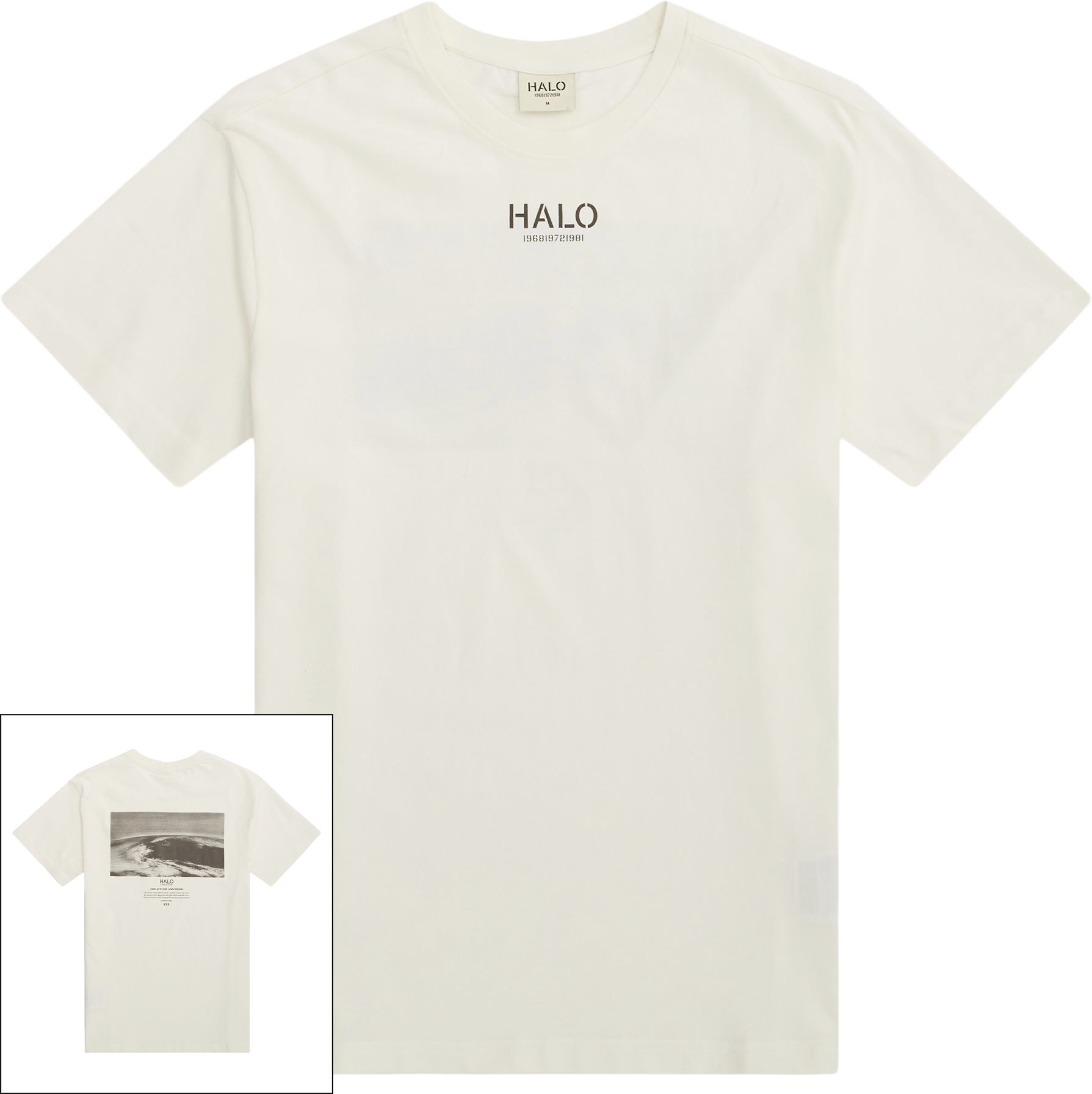 HALO T-shirts PHOTO GRAPHIC T-SHIRT 610490 White