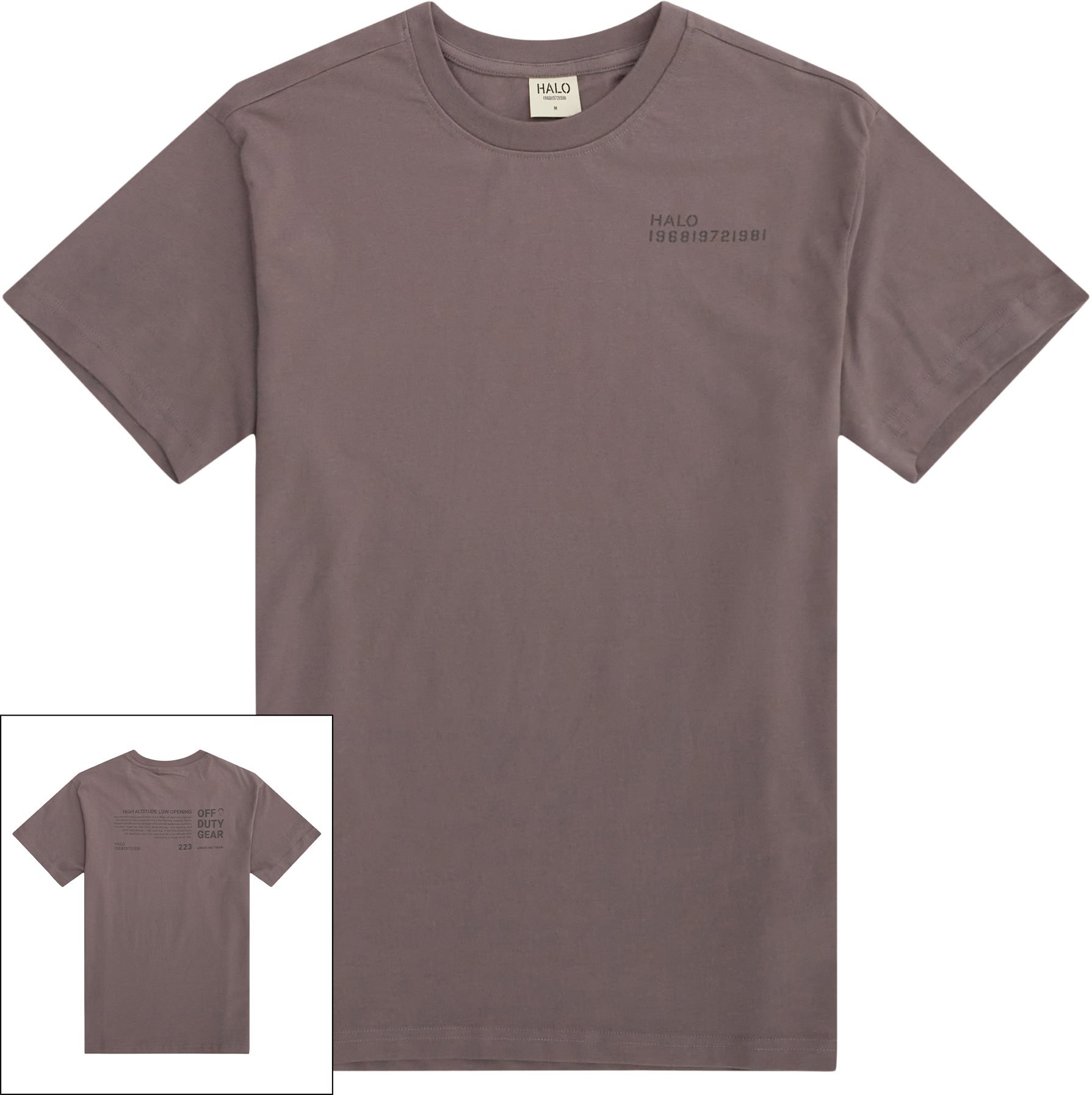 HALO T-shirts LOGO GRAPHIC T-SHIRT 610489 Lilac