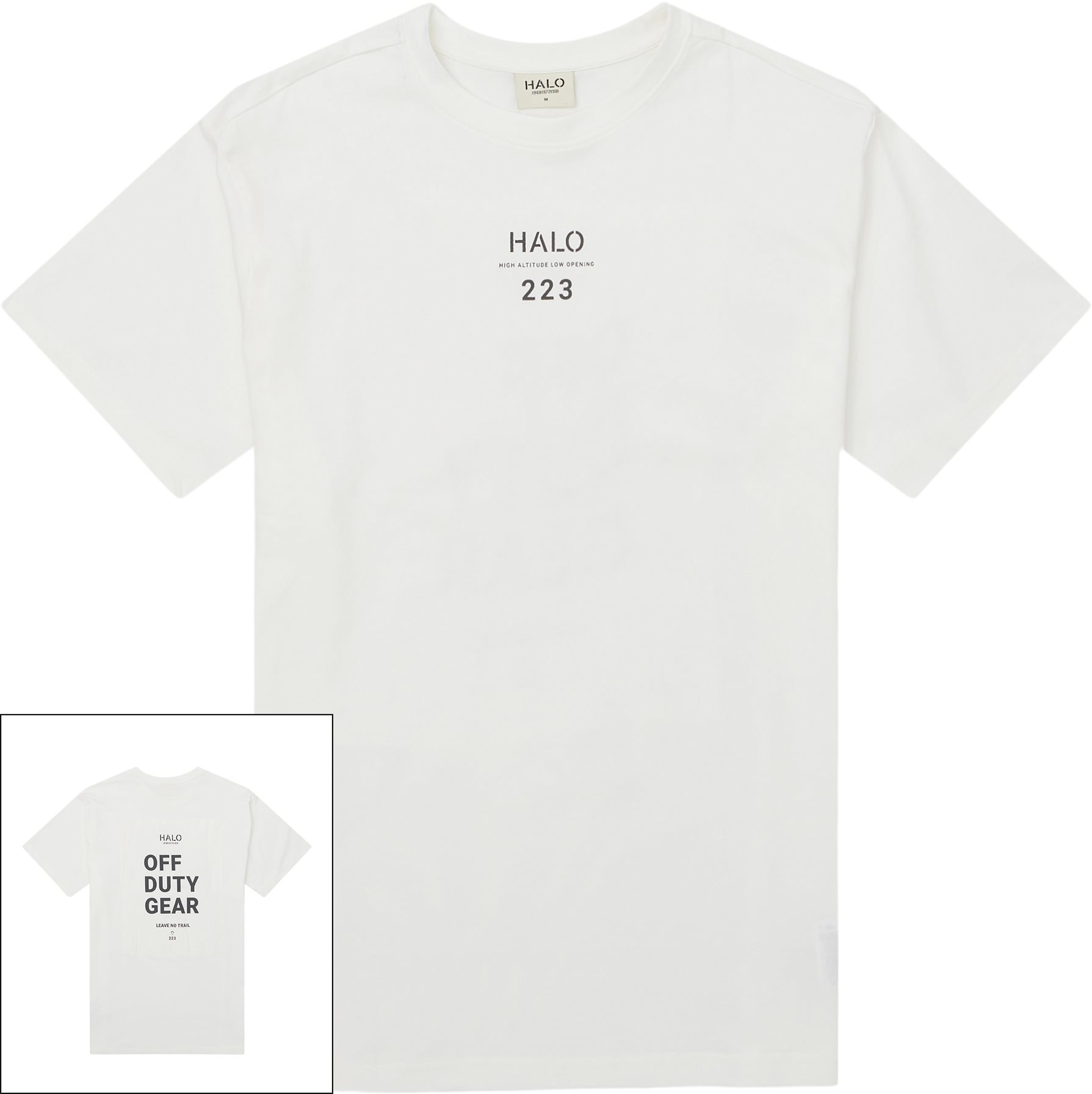 HALO T-shirts PATCH GRAPHIC T-STIRT 610491 Vit