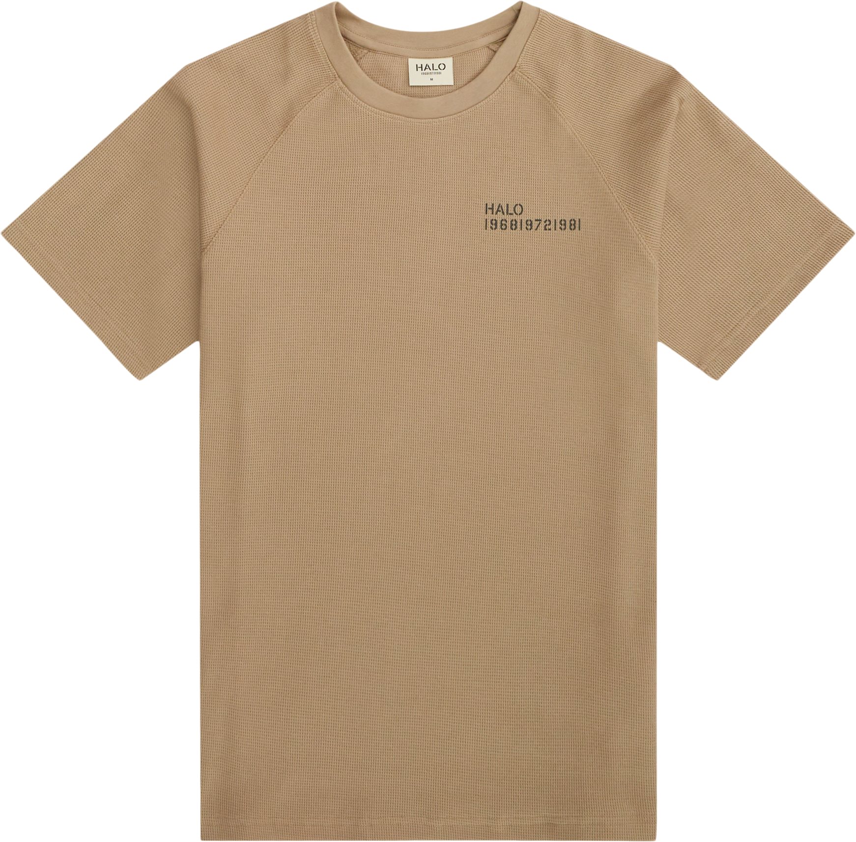 HALO T-shirts WAFFLE T-SHIRT 610495 Sand