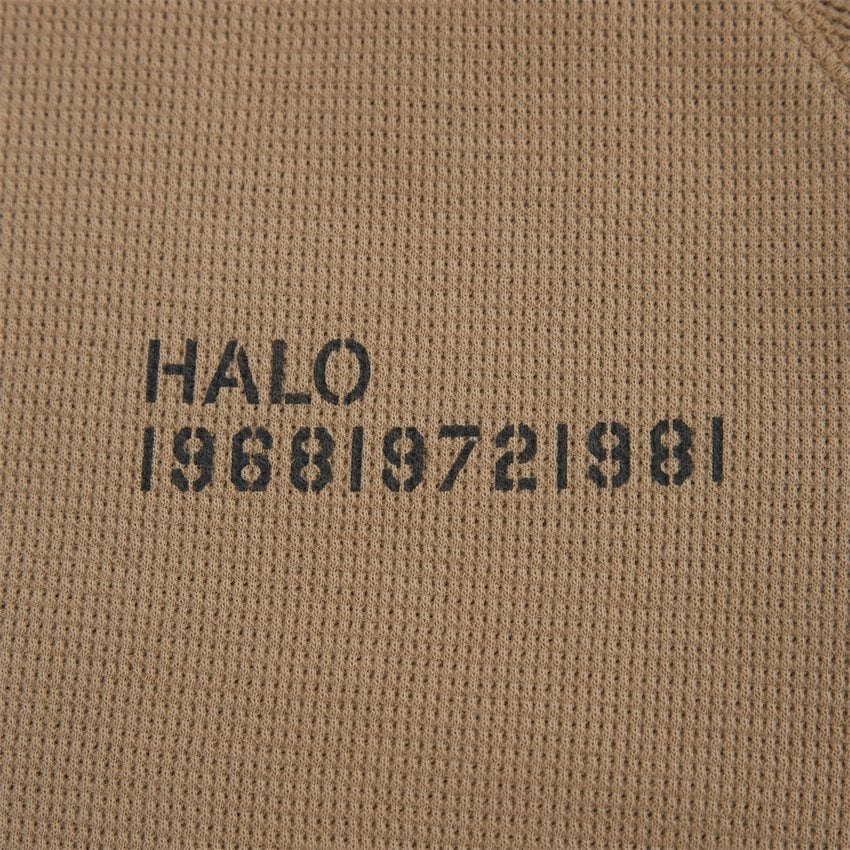 HALO T-shirts WAFFLE T-SHIRT 610495 CHINCHILLA