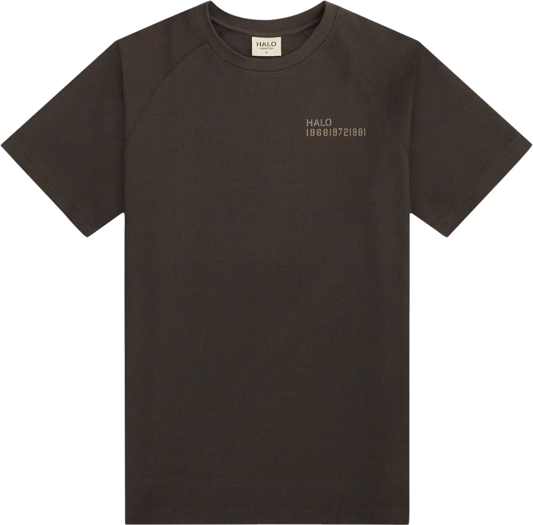 HALO T-shirts WAFFLE T-SHIRT 610495 Brown