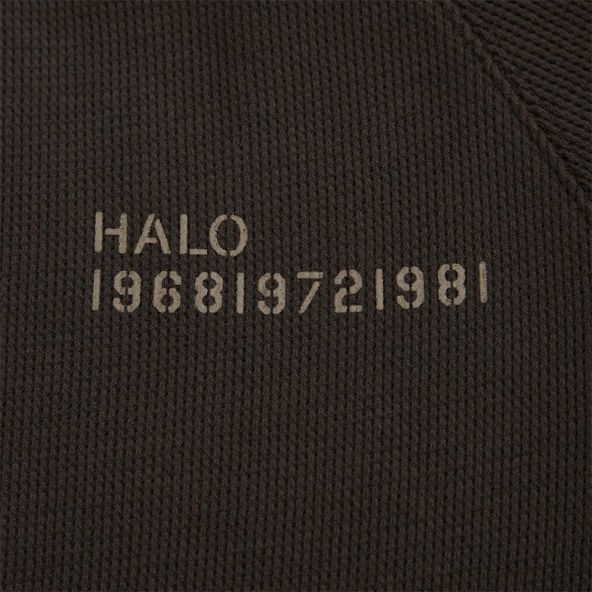 HALO T-shirts WAFFLE LS 610496 RAVEN