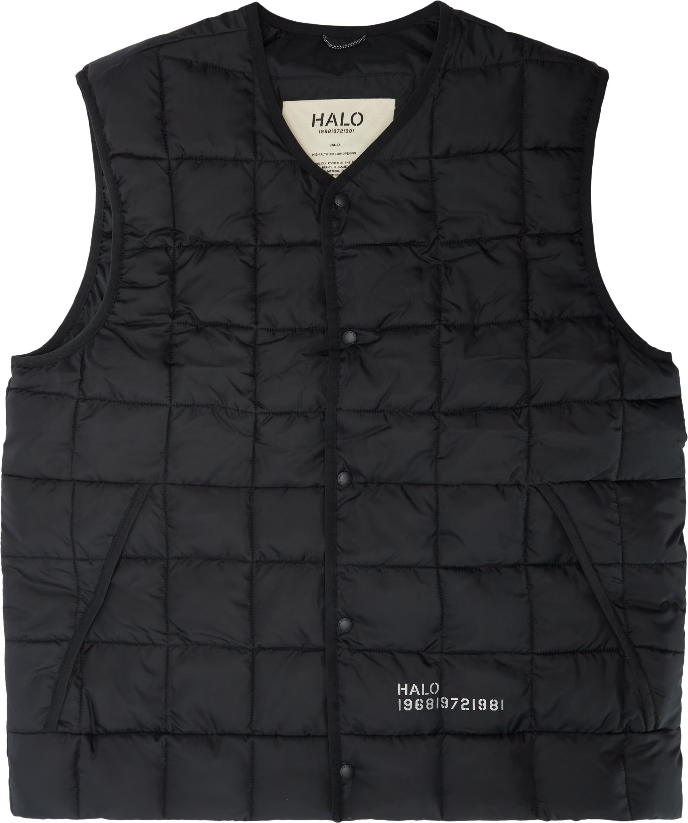 HALO Vests THERMOLITE INSULATED VEST 610525 Black