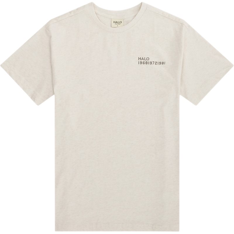 Se Halo Essential T-shirt 610560 Marshmallow Melange hos qUINT.dk