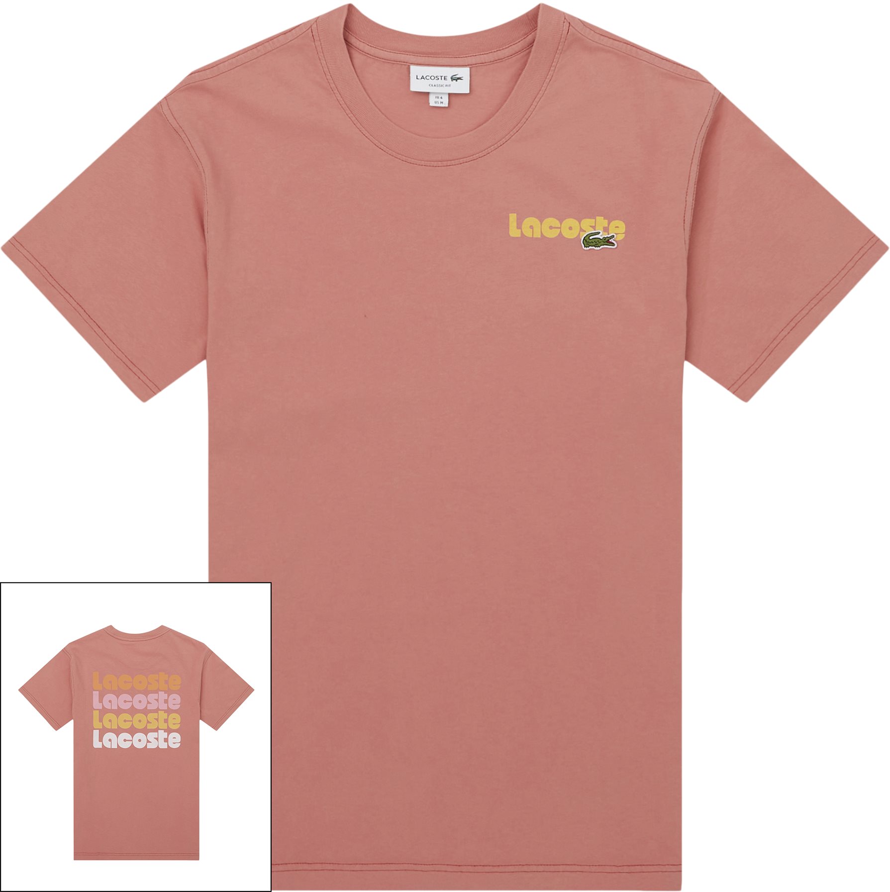 Lacoste T-shirts TH7544 Orange