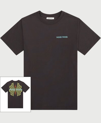 WOOD WOOD T-shirts HAIDER TRIBE TEE 12415705-2507 Grey