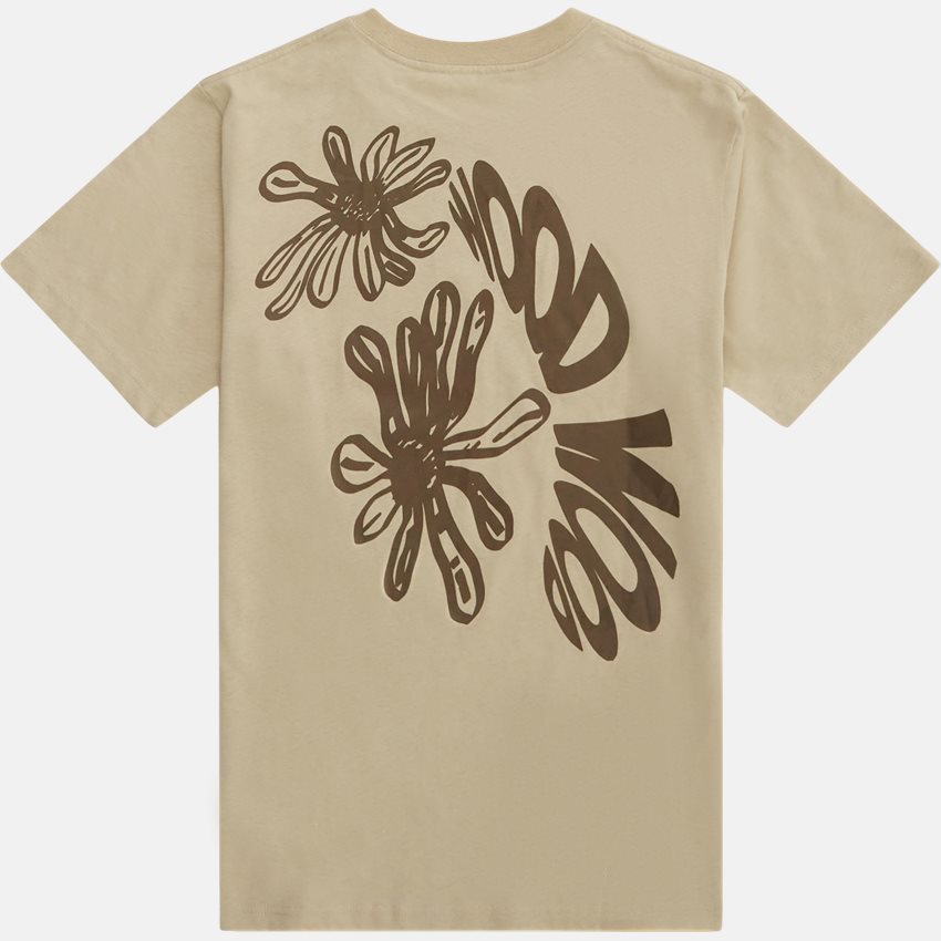 WOOD WOOD T-shirts BOBBY FLOWERS TEE 12415706-2447 SAND