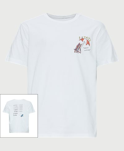 Samsøe Samsøe T-shirts SAGIOTTO T-SHIRT 11725 Hvid