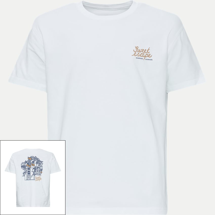 Samsøe Samsøe T-shirts SAVACA T-SHIRT 11725 WHITE