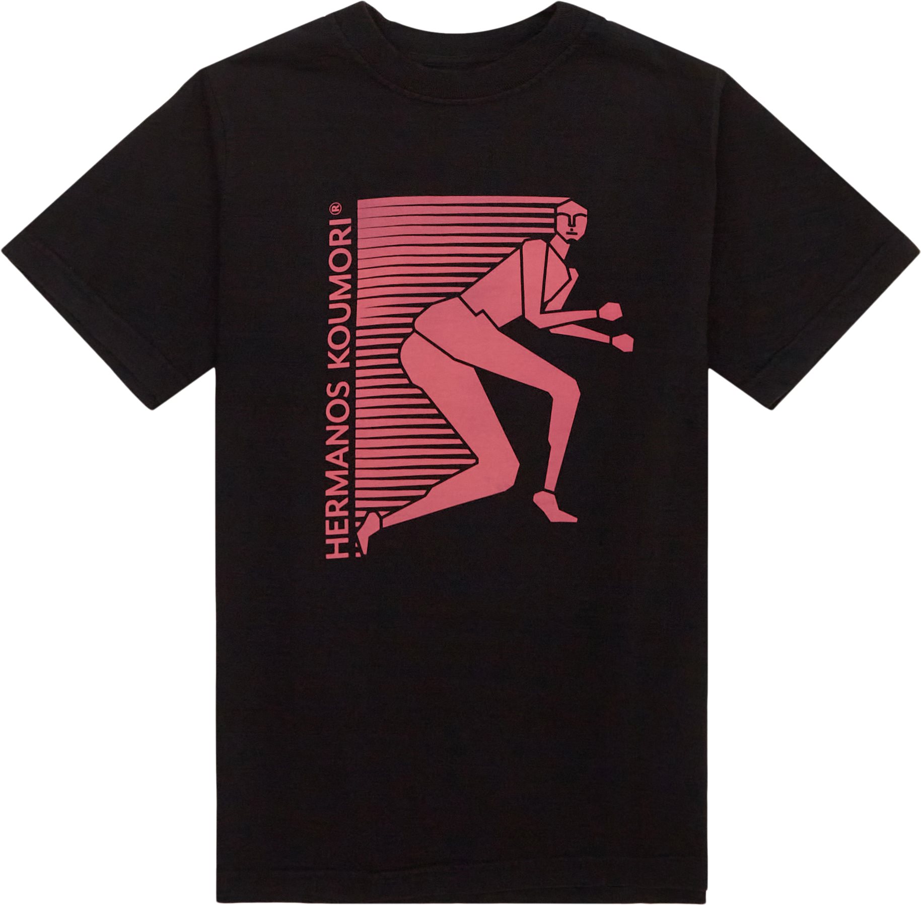 Hermanos Koumori T-shirts  AZTLAN TEE Black