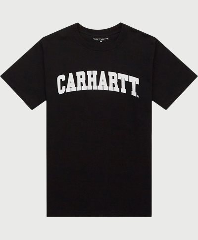 Carhartt WIP T-shirts S/S UNIVERSITY T-SHIRT I028990 Sort