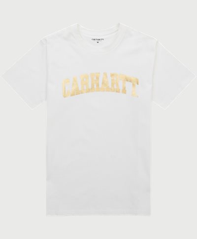 Carhartt WIP T-shirts S/S UNIVERSITY T-SHIRT I028990 White