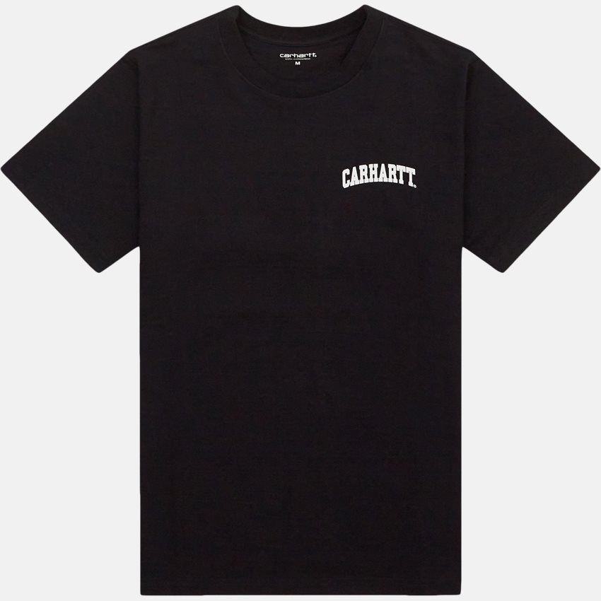 Carhartt WIP T-shirts S/S UNIVERSITY SCRIPT T-SHIRT I028991 Black/White
