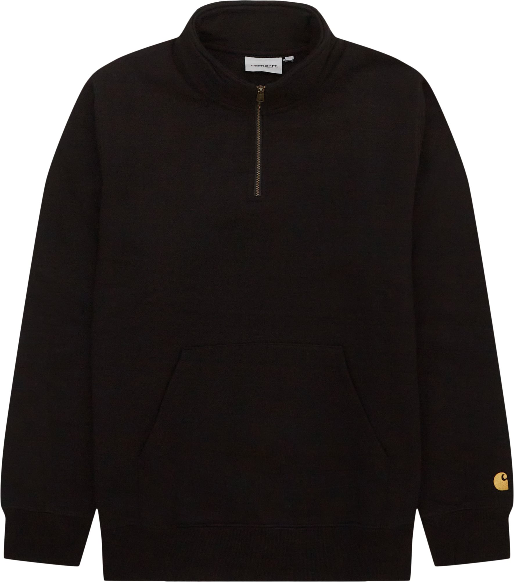 Carhartt WIP Sweatshirts CHASE NECK ZIP I027038 Black