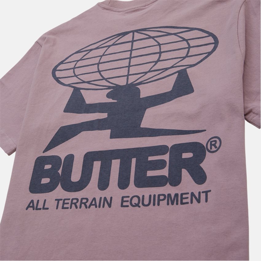 Butter Goods T-shirts ALL TERRAIN TEE LILLA