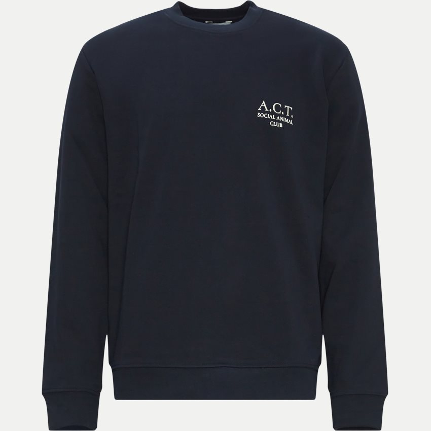 A.C.T. SOCIAL Sweatshirts PHILIP AS1004 NAVY