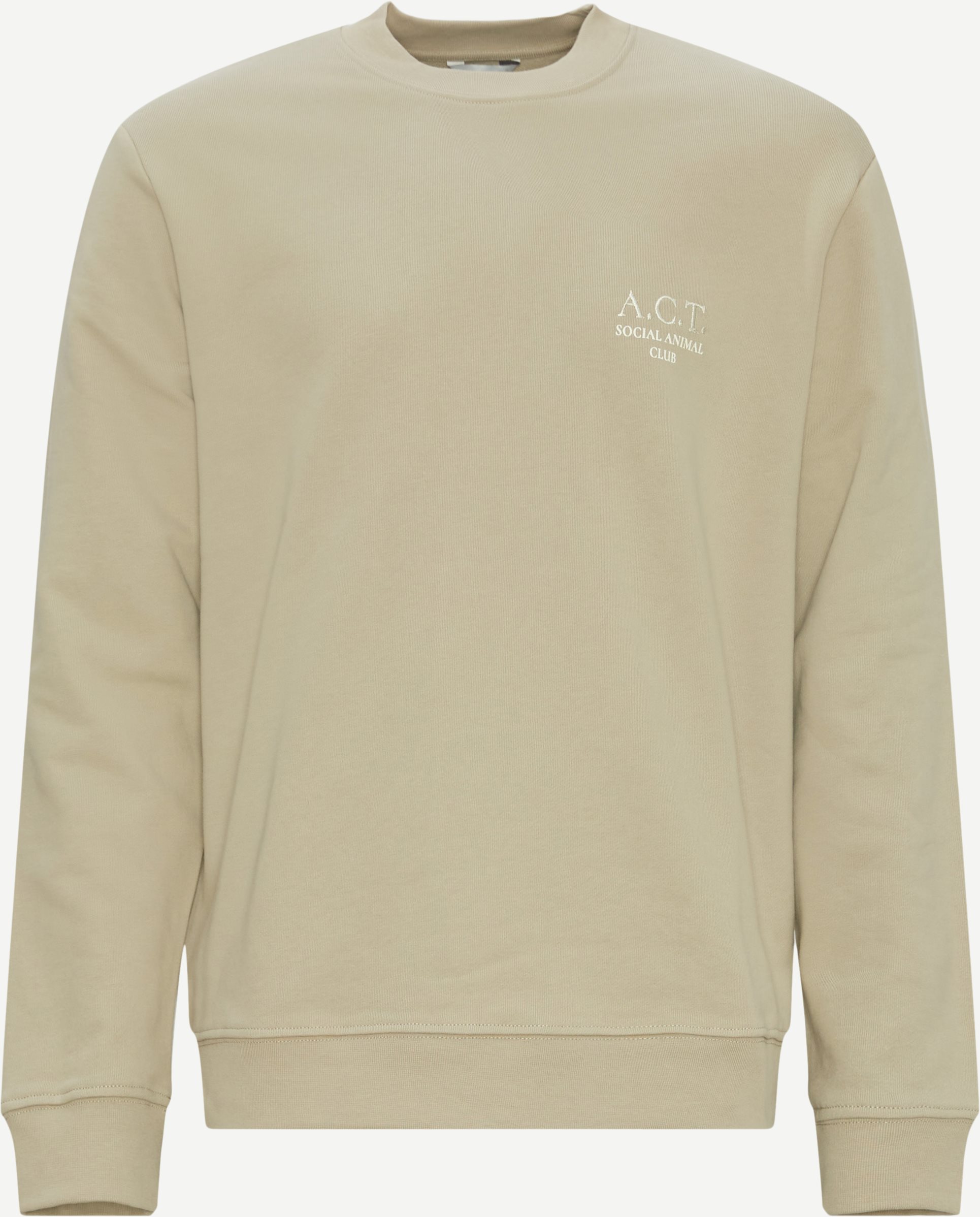 A.C.T. SOCIAL Sweatshirts PHILIP AS1004 Grey
