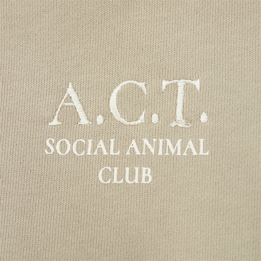 A.C.T. SOCIAL Sweatshirts PHILIP AS1004 STONE