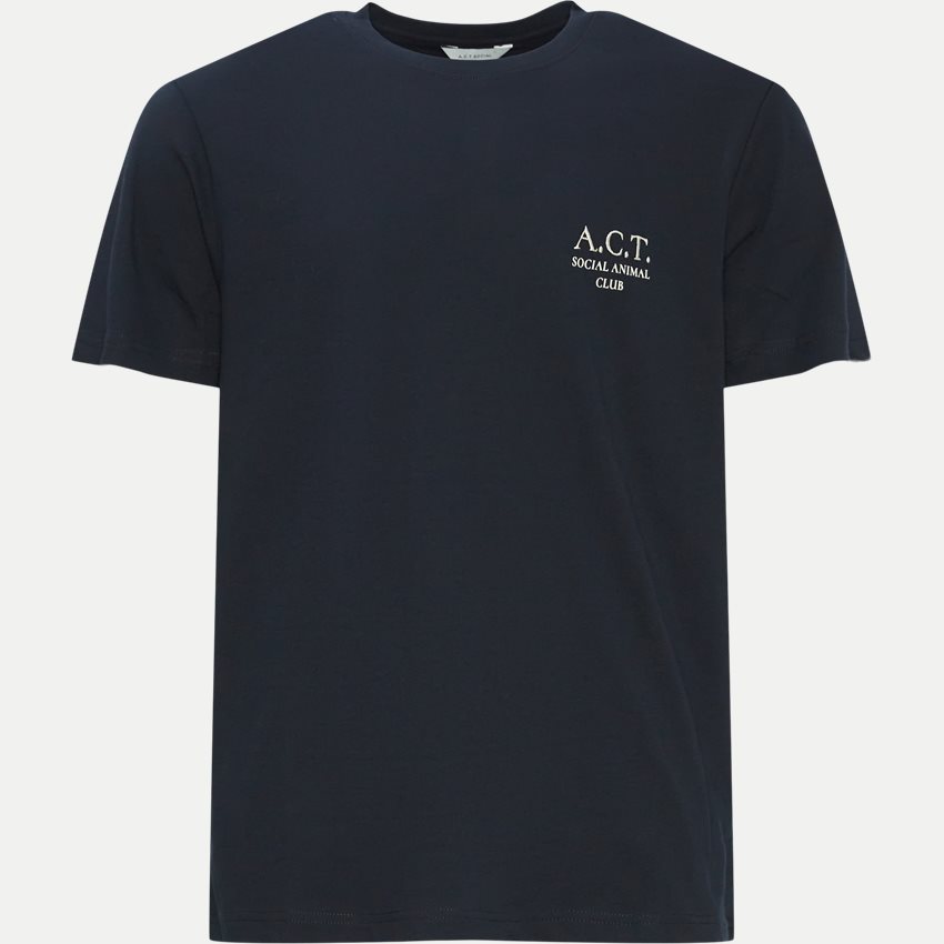 A.C.T. SOCIAL T-shirts ARON AS1017 NAVY