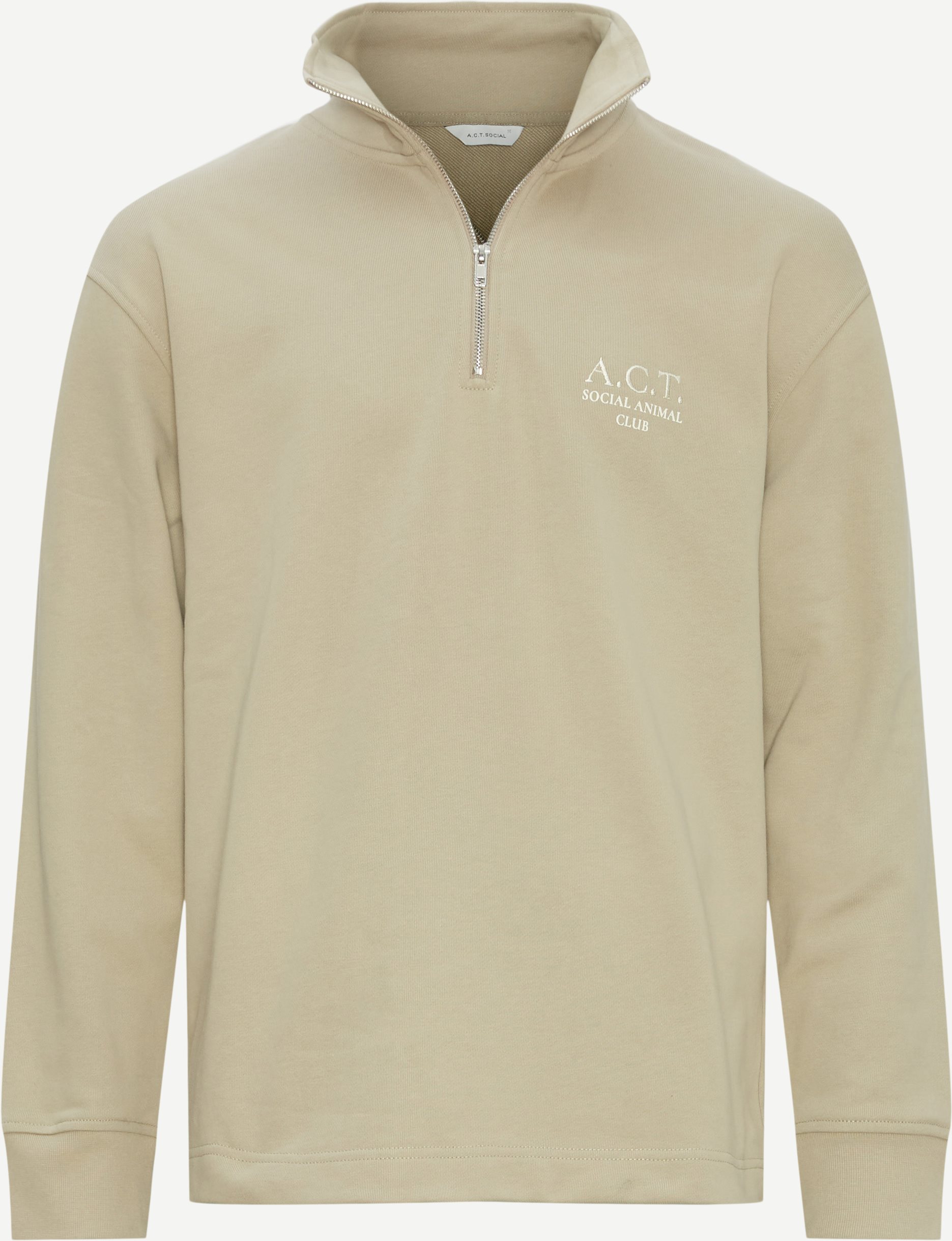 A.C.T. SOCIAL Sweatshirts JUSTIN AS1031 Grey