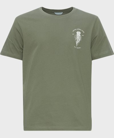 A.C.T. SOCIAL T-shirts MEDUSA AS1039 Army