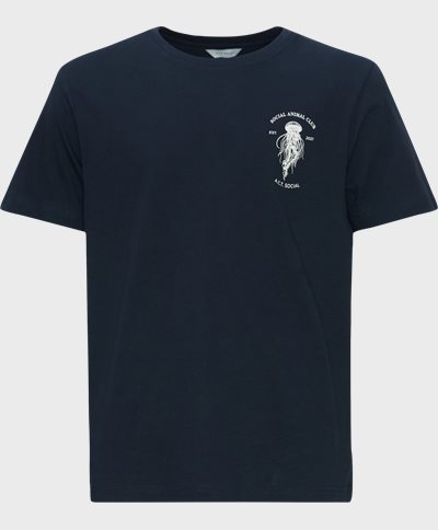 A.C.T. SOCIAL T-shirts MEDUSA AS1039 Blue