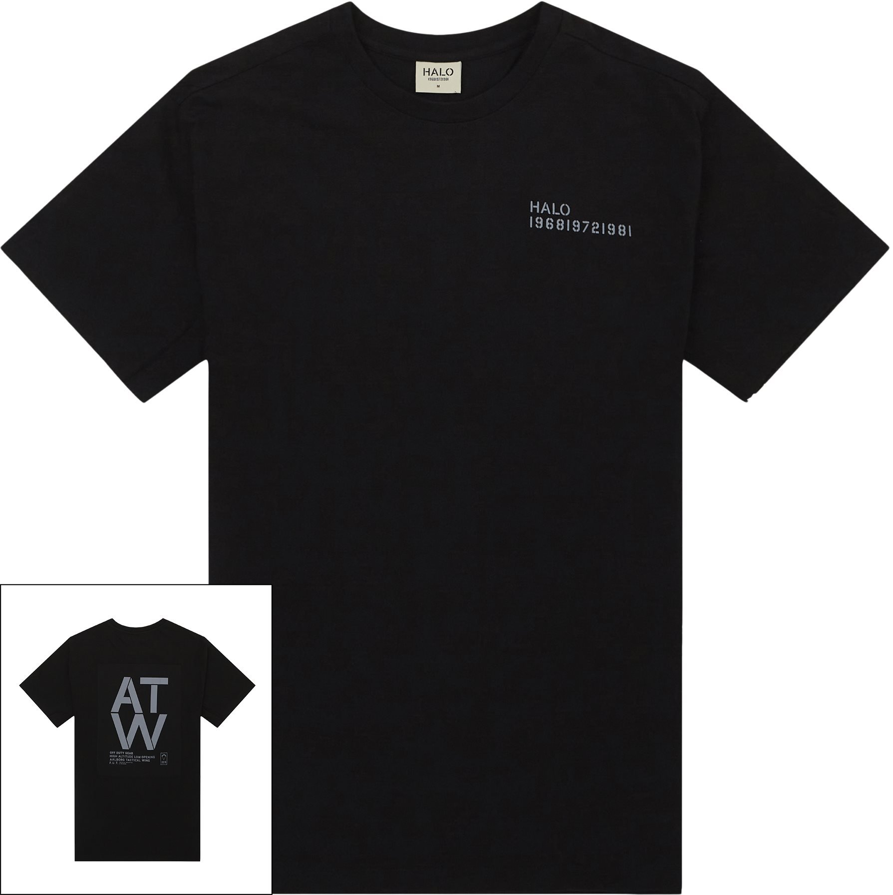 HALO T-shirts TACTICAL T-SHIRT 227269 Sort