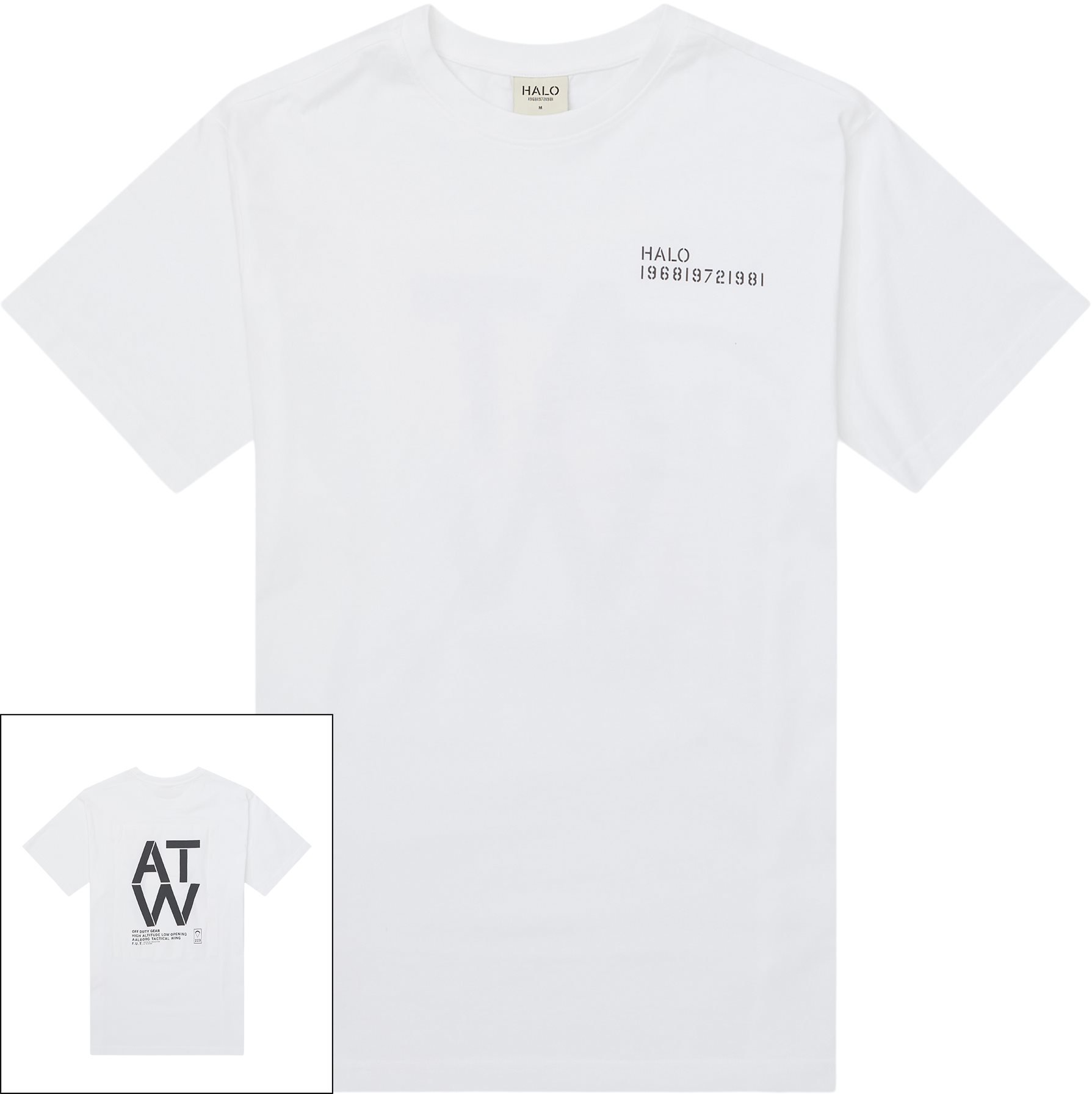 HALO T-shirts TACTICAL T-SHIRT 227269 Hvid