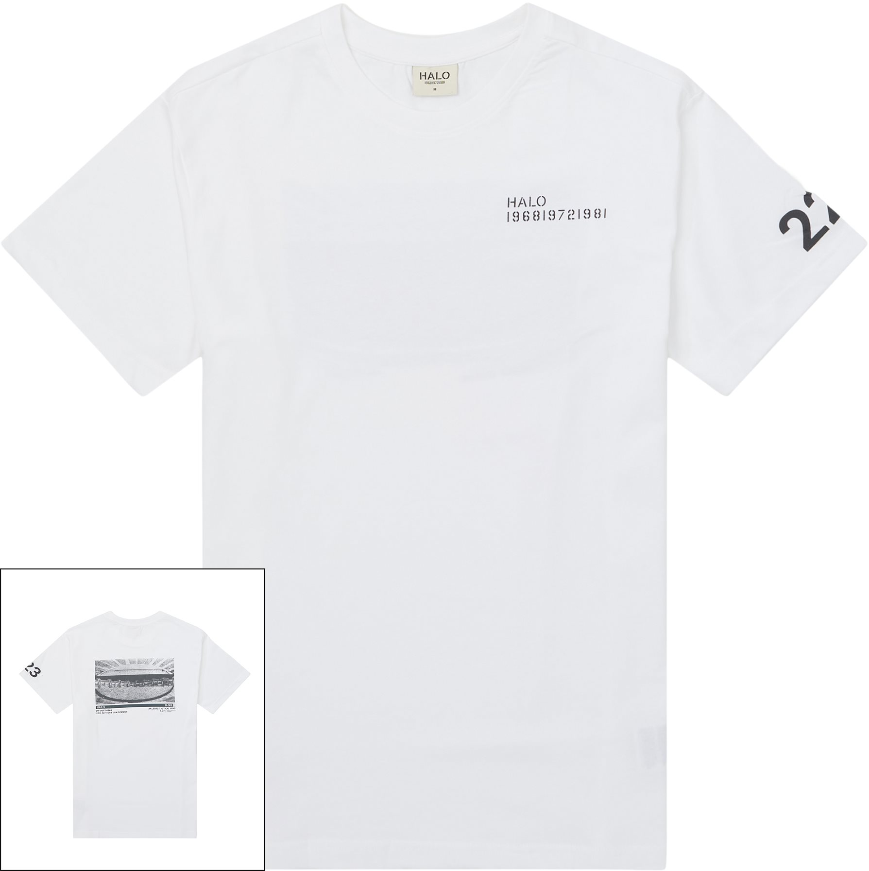 HALO T-shirts AIRBORNE T-SHIRT 227275 Hvid