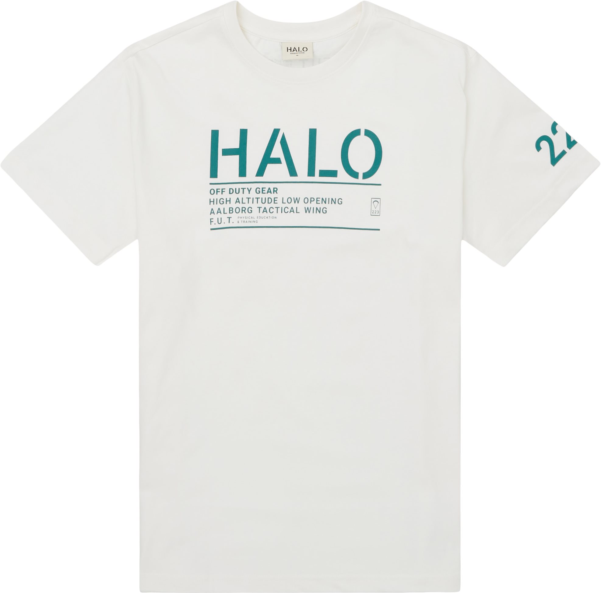 HALO T-shirts LOGO GRAPHIC 228151 Vit