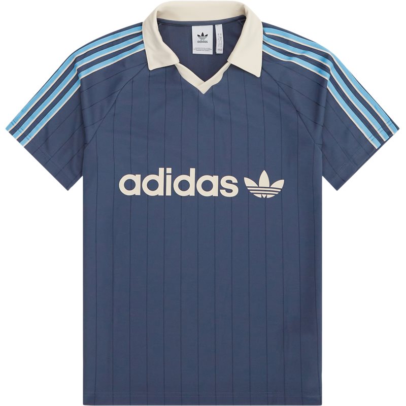 #3 - Adidas Originals Stripe Jersey Iu0199 T-shirts Blå