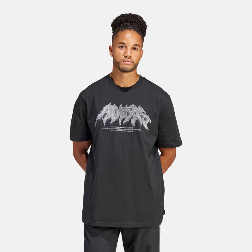 Adidas Originals T-shirts FLAMES CONC T IS0204 SORT