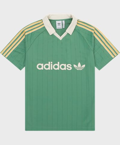 Adidas Originals T-shirts STRIPE JERSEY IR9381 Green