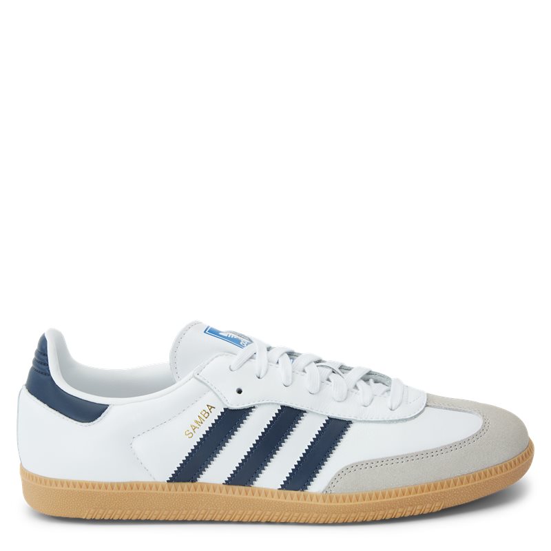 Se Adidas Originals Samba Og If3814 Hvid/blå hos qUINT.dk