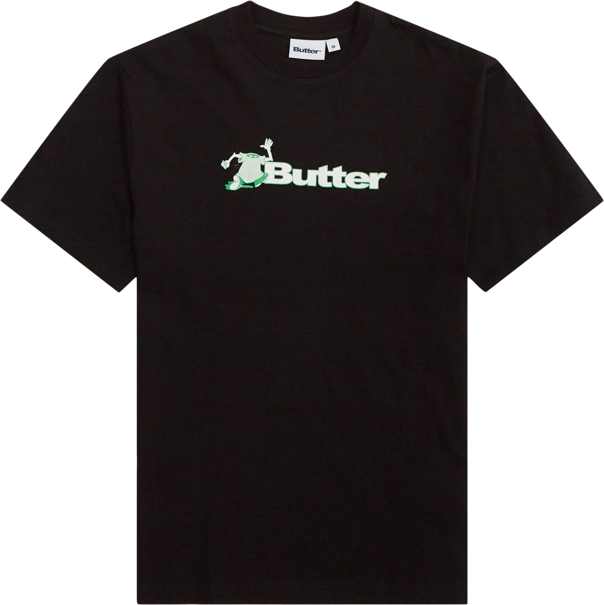 Butter Goods T-shirts LOGO TEE  Black