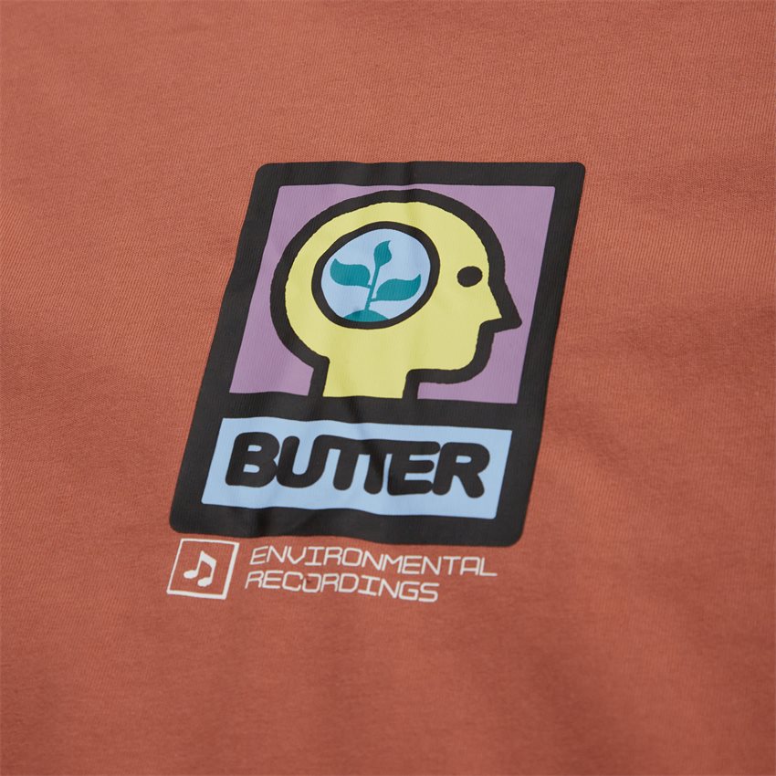 Butter Goods T-shirts ENVIRONMENTAL TEE BRUN
