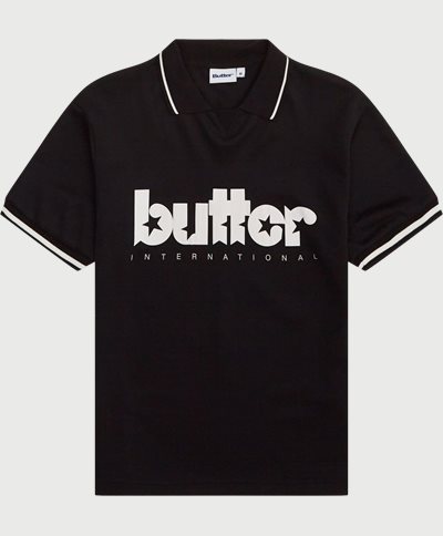 Butter Goods T-shirts STAR JERSEY Black