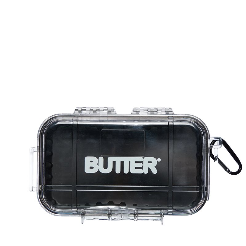 Se Butter Goods Mini Logo Case Sort hos qUINT.dk