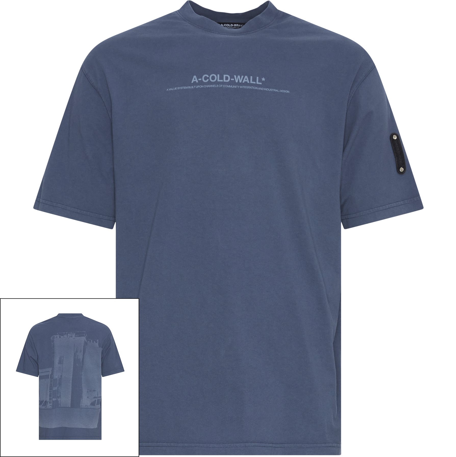 A-COLD-WALL* T-shirts ACWMTS187 Blå