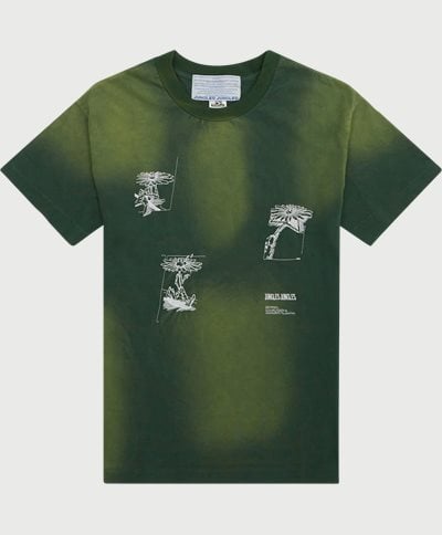 Jungles Jungles T-shirts HARD TIMES NEVER LAST TEE Grön
